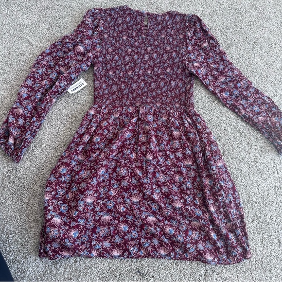 NWT Old Navy Smocked Floral Dress Size Small | Boho Cottagecore Spring Garden - Picture 8 of 10